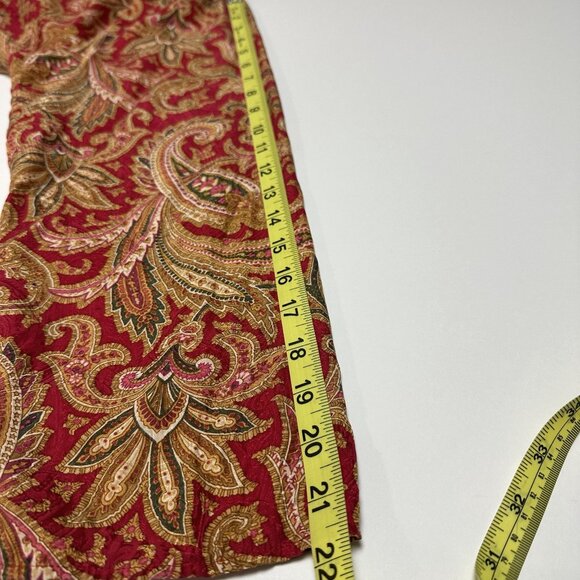 Vintage Victoria's Secret Women's Gold Label Silk Pajama Tunic S Large Wear - Picture 5 of 6